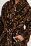 Full Length Mink Leopard Coat - 8