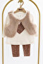 Heart Embroidered-Ye Vest Set Iz Children's Set - 2