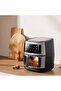 Digital Smart Air Fryer, 8L Large Capacity, LED Touch Display, Temp Control, Black & Silve - 6