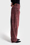 Women's Burgundy 4W5-151 Skater Fit Special Fabric Design Denim Jean - 3