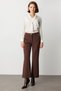 Wide Leg Pants with Chain Accessories