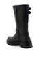 Women's Black Short Boots - 4