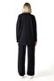 Plain Polyviscose Fabric Double Suit – Relaxed Fit Tunic & Pants Combination - 8