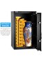 Large Safe Box with Digital Keypad & Key Lock 21.5kg (60x36x30 cm) RB60EG-CX Black - 5