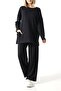 Plain Polyviscose Fabric Double Suit – Relaxed Fit Tunic & Pants Combination