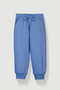 Unisex Girls-Boys Children's Elastic Waistband Elasticated Leg Hem Sweatpants Relaxed Fit - 3
