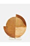 Brown Midmod Round Décor Accent - 2