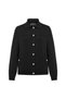 Button Closure Black Knitwear Sports Jacket - 6