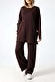 Plain Polyviscose Fabric Double Suit – Relaxed Fit Tunic & Pants Combination