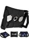 Duxling Case for iPad 10th Gen (2022) - Kid-Proof Handle Case with Stand, Black