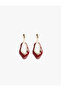 Large Abstract Earrings with Dangle