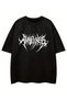 Gothic Style Thick Printed T-Shirt