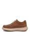 Brown Nubuck Genuine Leather Orthopedic Men's Casual Shoes 255220 m - 2