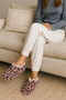 Woman |   Leopard Patterned Slippers |   Home Boat |   Lightweight Non-Slip Sole |   Home Shoes