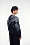 V-Neck Soft Textured Oversized Cardigan - 5