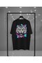 Unisex Oversized Vapor Tiger Printed T-Shirt - 2