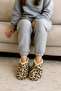 Woman |   Leopard Patterned Slippers |   Home Boat |   Lightweight Non-Slip Sole |   Home Shoes - 2