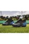 Boys' Football Shoes with Crampon Socks, Carpet Field Flat Soccer Sneakers (Black-Blue Color) Filet-Garson - 3