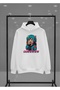 Unisex Oversized Anime B Printed Hoodie - 2