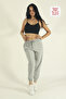 Women's Relaxed Fit Parachute Fabric Quick Dry Elasticated Leg Hem Sweatpants - 4