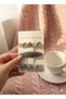 Set of 3 Acrylic Gray and Marble Patterned Women's Hair Clips Combination of Heart-Shaped and Modern Shaped Hair Clips - 2