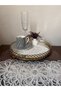 Set of 6 Stylish Coffee Side Presentation Guipure Tulle Napkins - 5