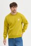 Crew Neck Embroidered Oversize Raster Basic Men's Sweatshirt - 3