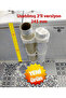 Kitchen Roll Organizer |   Greaseproof Paper, Foil, Cling Film New 2-Piece Layout - 5