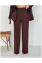 Women's Bitter Brown Blazer Jacket Pants Set |   Office & Stylish Suit - 7