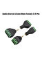 Solderless Screw Terminal Block Adapter USB Type A, Audio Stereo, DC Power - 2