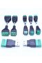 Solderless Screw Terminal Block Adapter USB Type A, Audio Stereo, DC Power