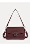 Soft Leather Crossbody and Shoulder Bag with Multi-Compartment Lock Detail - 2
