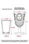 Acrylic Blue 6-Piece Glass & Water Soft Drink Coffee Side Cup 450 ml (Not Glass) - 4