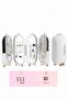 Plastic Foldable Mirrored Standing Jewelry Stand - Jewelry Organizer White - 4