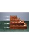 Handmade 17.5 cm Magnetic Wooden Chess Set, Portable Solid Wood Foldable and Portable - 6