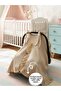 Winter Pique Fabric Beige Color Ruffle Detailed Stroller Cover - 3