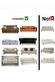 Bürümcük Stretch Fabric Sofa Cover, Three-Seater Sofa Cover 1 Piece, Cream Color - 2