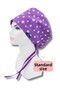 Standard Size Large Purple Stars Surgical Cap Doctor Nurse Healthcare Worker Hospital Cap