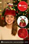 Red Sequined Christmas Hat – Party Accessory Suitable for All Ages with Boot Figure, Pompom and Bow Detail