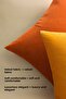 Malcolm Velvet Decorative Throw Pillow Cover – Yellow |   With Zipper |   40X40 / 45X45 / 50X50 / 60X60 - 3