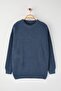 Indigo Oversize Bisiklet Yaka Düz Kazak TMNAW23KZ00189
