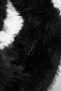 Black Faux Fur Women's Hand and Shoulder Bag Takaw26Oc00066 - 3