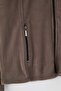 Dark Beige Regular/Normal Cut Zippered Fleece Sweatshirt Tmnaw26Sw00063 - 6