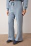 Mavi Regular Fermuarlı Wideleg/Geniş Paça Örme Eşofman Takımı TWOAW26EM00016 - 3