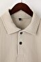 Taş Relaxed Kesim Waffle Dokulu Polo Yaka Sweatshirt TMNAW26SW00058 - 7