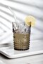 Acrylic Smoked Single Short Glass & Water Soft Drink Coffee Side Glass 400 ml (Not Glass)