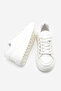 Women's Sneaker Thick Patterned Sole Sports Shoes Bekor White - 8