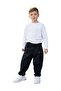Boy's 100% Cotton Black Jean Trousers - 6
