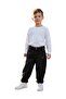Boy's 100% Cotton Black Jean Trousers - 8