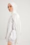Hijab Women's Janjan Crinkle Evening Dress Shawl-Pearl White- 70X190Cm - 3
